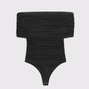 Abercrombie Mesh Off-Shoulder Bodysuit